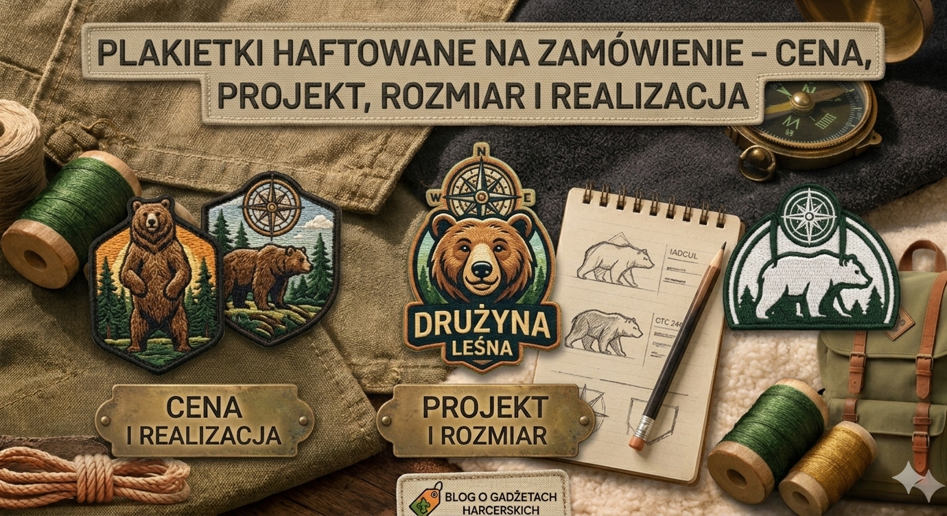 Plakietki haftowane na zamówienie — różne kształty i kolory, realizacja plakietkahaftowana.pl
